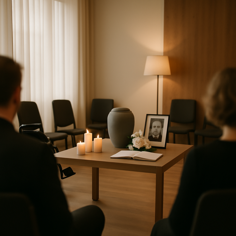 Geschützte Traueräume nutzen bei Feuerbestattungen Giebelstadt