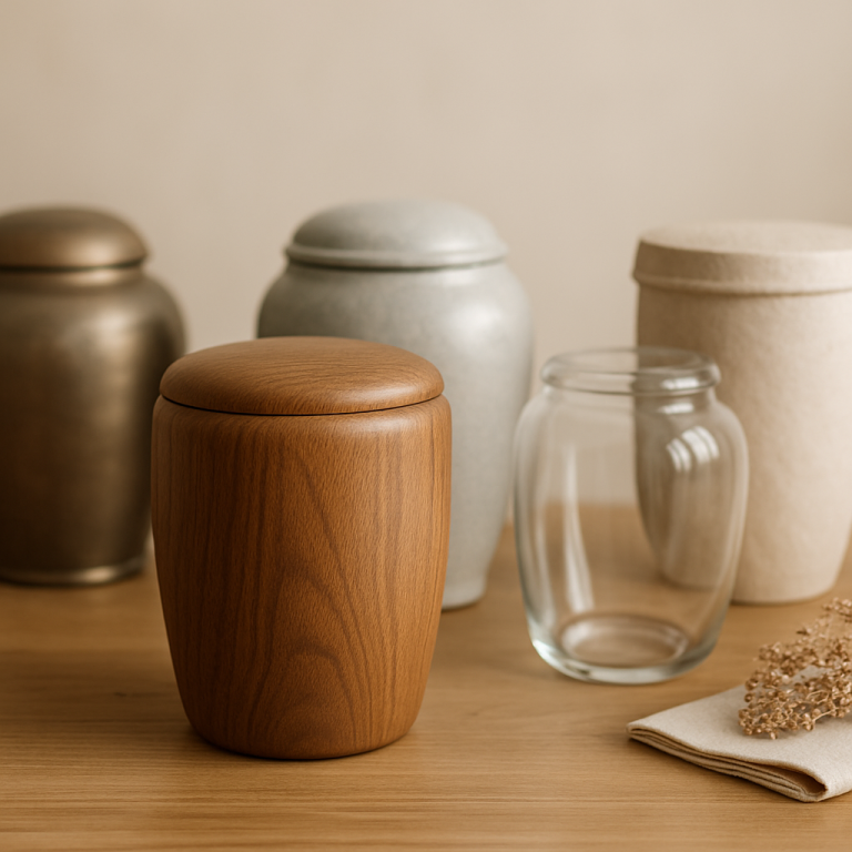 Urnenformen und Materialien bei feuerbestattungen-giebelstadt.de